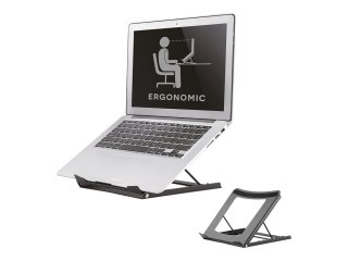Neomounts NSLS075BLACK Laptop stand - 10-16" - max 5 kg - 5 height positions - foldable - compact - universal - black