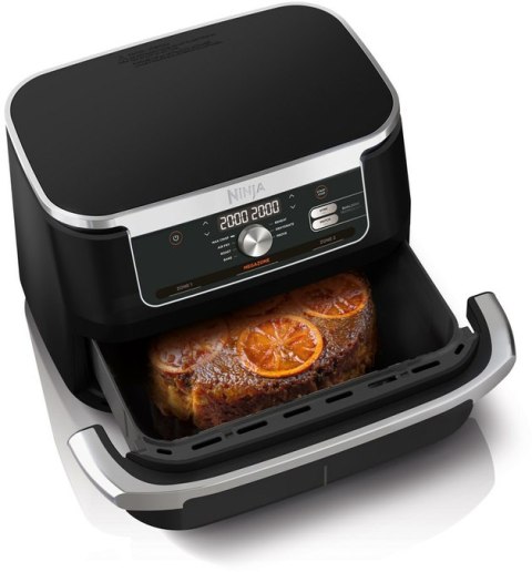 NINJA | Double Air Fryer | AF500EU Foodi FlexDrawer | Power 2470 W | Capacity 10.4 L | Black