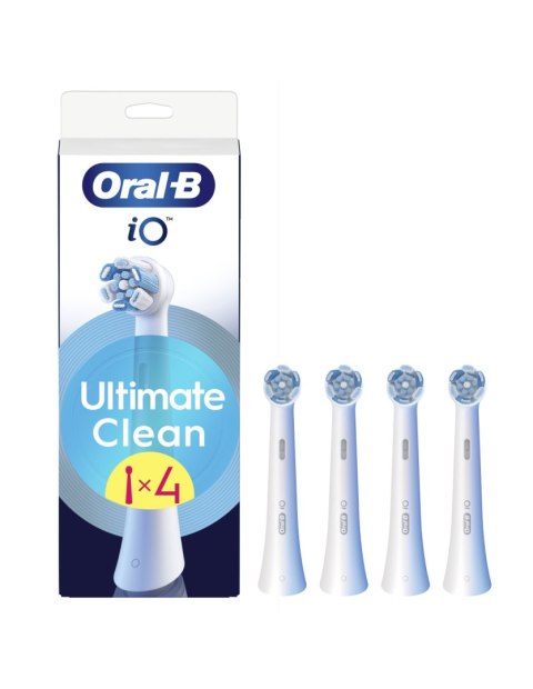 Oral-B Replaceable toothbrush heads | iO UltimateClean | Heads | For adults | Number of brush heads included 4 | White Oral-B Replaceable toothbrush heads | iO UltimateClean | Heads | For adults | Number of brush heads included 4 | White