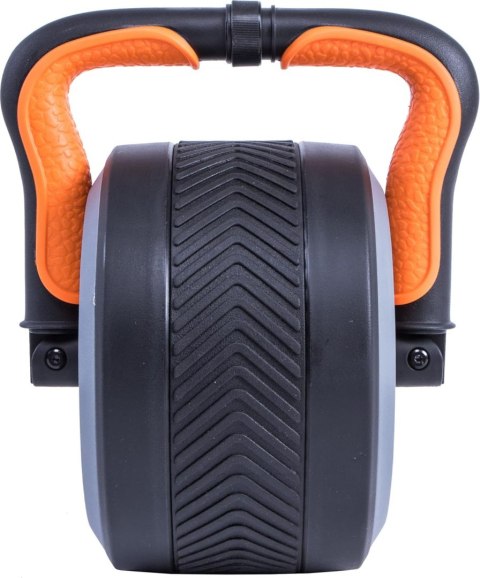 Pure2Improve 2 in 1 Ab Wheel and Kettlebell, Black/Orange Pure2Improve 2 in 1 Ab Wheel and Kettlebell, Black/Orange