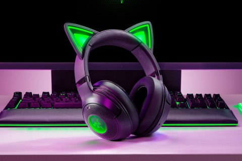 Razer Headset | Kraken Kitty V2 BT | Bluetooth | Over-ear | Microphone | Noise canceling | Wireless | Black Razer Headset | Kraken Kitty V2 BT | Bluetooth | Over-ear | Microphone | Noise canceling | Wireless | Black