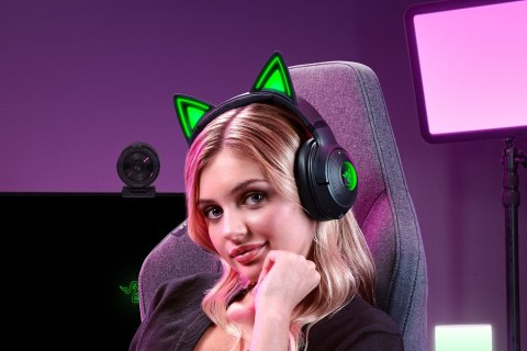 Razer Headset | Kraken Kitty V2 BT | Bluetooth | Over-ear | Microphone | Noise canceling | Wireless | Black Razer Headset | Kraken Kitty V2 BT | Bluetooth | Over-ear | Microphone | Noise canceling | Wireless | Black