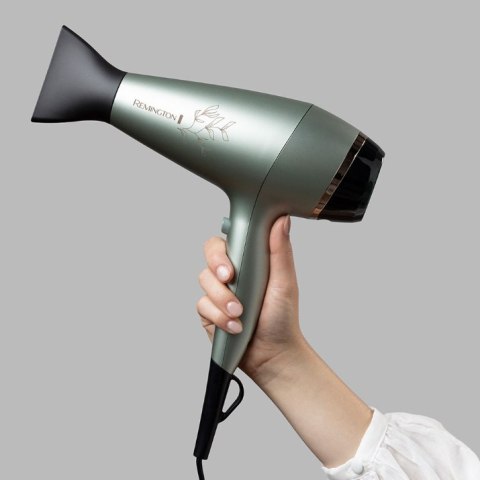 Remington Hair Dryer | AC5860 Botanicals | 2300 W | Number of temperature settings 3 | Ionic function | Diffuser nozzle | Silver Remington Hair Dryer | AC5860 Botanicals | 2300 W | Number of temperature settings 3 | Ionic function | Diffuser nozzle | Silver