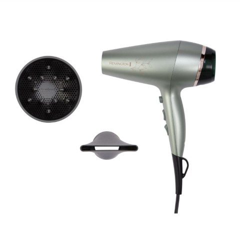 Remington Hair Dryer | AC5860 Botanicals | 2300 W | Number of temperature settings 3 | Ionic function | Diffuser nozzle | Silver Remington Hair Dryer | AC5860 Botanicals | 2300 W | Number of temperature settings 3 | Ionic function | Diffuser nozzle | Silver