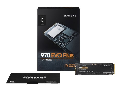 Samsung | 970 Evo Plus | 2000 GB | SSD interface M.2 NVME | Read speed 3500 MB/s | Write speed 3300 MB/s Samsung | 970 Evo Plus | 2000 GB | SSD interface M.2 NVME | Read speed 3500 MB/s | Write speed 3300 MB/s