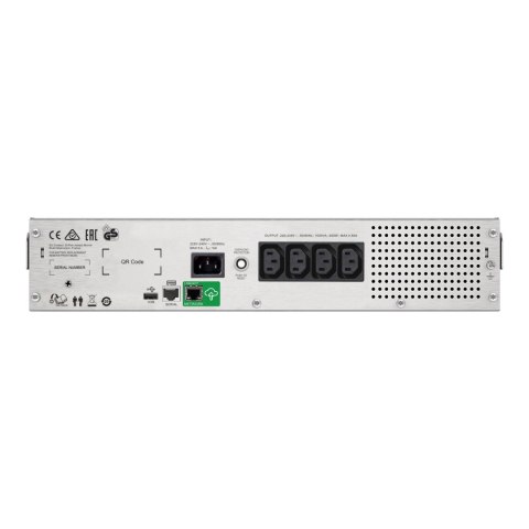 Schneider Electric APC Smart-UPS C, Rackmount 2U, 4x IEC C13 outlets, SmartConnect port, USB and serial communication, AVR, grap Schneider Electric APC Smart-UPS C, Rackmount 2U, 4x IEC C13 outlets, SmartConnect port, USB and serial communication, AVR, grap