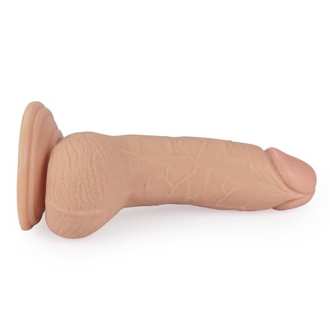 Dildo przyssawka penis żylasty realistyczny 17 cm Dildo przyssawka penis żylasty realistyczny 17 cm
