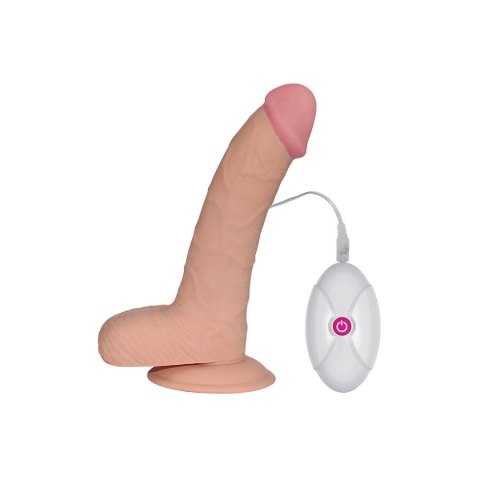 Dildo realistyczne gumowe z przyssawką wibracje Dildo realistyczne gumowe z przyssawką wibracje