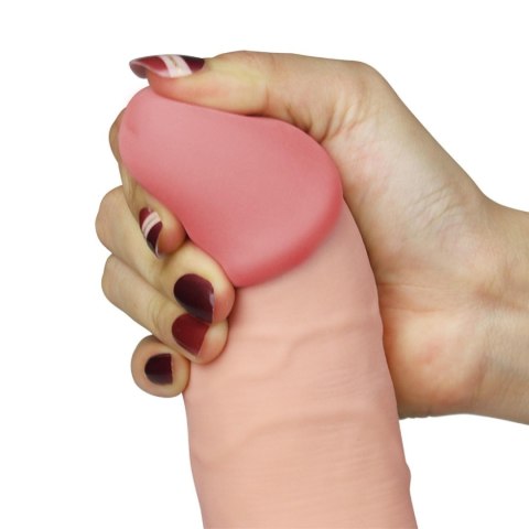 Dildo realistyczne gumowe z przyssawką wibracje Dildo realistyczne gumowe z przyssawką wibracje
