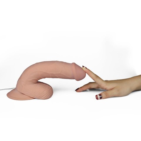 Dildo realistyczne gumowe z przyssawką wibracje Dildo realistyczne gumowe z przyssawką wibracje