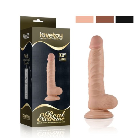 Dildo z przyssawką penis realistyczny żylasty Dildo z przyssawką penis realistyczny żylasty