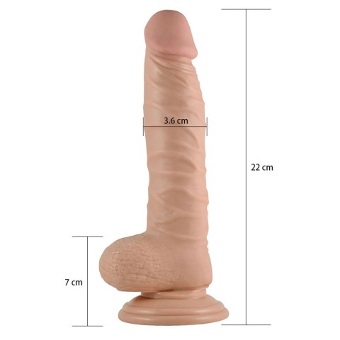 Dildo z przyssawką penis realistyczny żylasty Dildo z przyssawką penis realistyczny żylasty