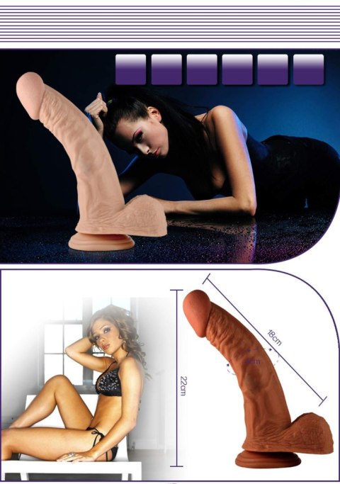 Erotyczne dildo giętki penis na przyssawce orgazm Erotyczne dildo giętki penis na przyssawce orgazm
