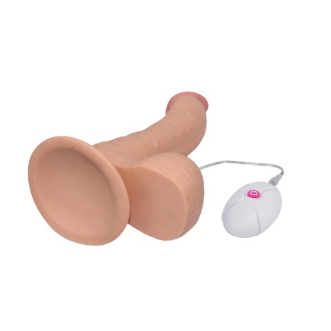 Erotyczne dildo gumowe z przyssawka i wibracjami Erotyczne dildo gumowe z przyssawka i wibracjami