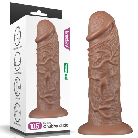 Gigantyczne dildo z przyssawką wyżyłowane 26,5 cm Gigantyczne dildo z przyssawką wyżyłowane 26,5 cm