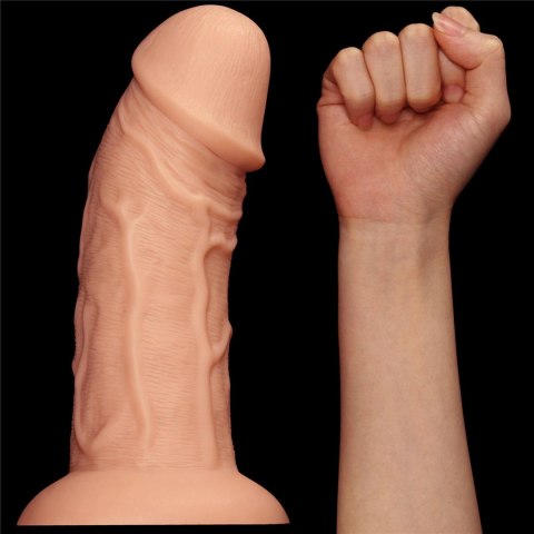 Ogromne dildo realistyczny wygląd przyssawka 24 cm Ogromne dildo realistyczny wygląd przyssawka 24 cm