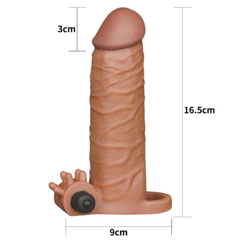 Przedłuzenie silikonowe na penisa wypustki 16,5 cm Przedłuzenie silikonowe na penisa wypustki 16,5 cm