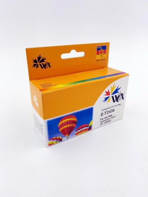 Tusz Wox Light Magenta Epson T2436 zamiennik T24364010 Tusz Wox Light Magenta Epson T2436 zamiennik T24364010