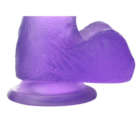 Ddildo silikonowe z przyssawką 17,5cm jasny fiolet Ddildo silikonowe z przyssawką 17,5cm jasny fiolet