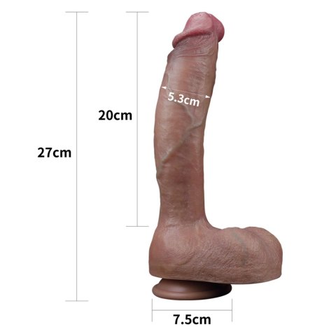 Długi sexowny penis realistycznie wykończony 27 cm Długi sexowny penis realistycznie wykończony 27 cm