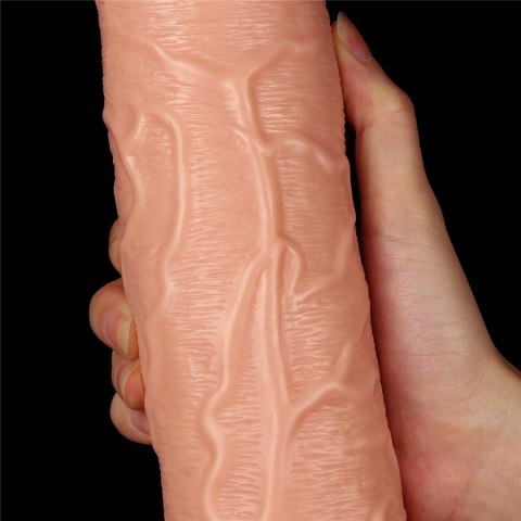 Grube ogromne dildo z przyssawką wibracje 28 cm Grube ogromne dildo z przyssawką wibracje 28 cm