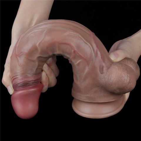 Gruby realistyczny penis z żyłami przyssawka 29cm Gruby realistyczny penis z żyłami przyssawka 29cm