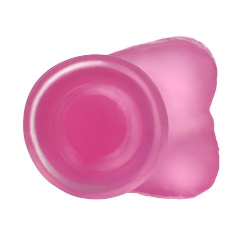 Jasnoróżowe dildo silikonowe z przyssawką 17,5 cm Jasnoróżowe dildo silikonowe z przyssawką 17,5 cm