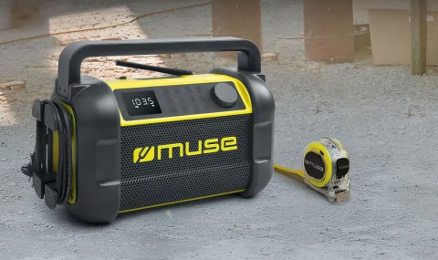 Muse | M-928 BTY | Głośnik radiowy | Wodoodporny | Bluetooth | Czarny/Żółty | Połączenie bezprzewodowe Muse | M-928 BTY | Głośnik radiowy | Wodoodporny | Bluetooth | Czarny/Żółty | Połączenie bezprzewodowe