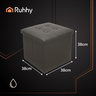 Pufa składana szara Ruhhy 25780