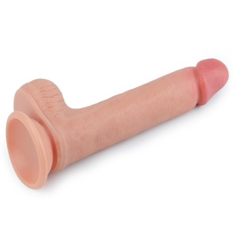 Realistyczne dildo silikonowe z przyssawką 20,5 cm Realistyczne dildo silikonowe z przyssawką 20,5 cm
