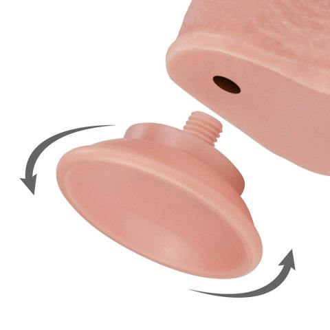 Realistyczne dildo z dwuwarstwowego materiału 18cm Realistyczne dildo z dwuwarstwowego materiału 18cm