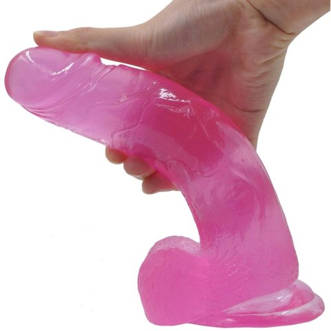 Żelowe duże dildo z przyssawką bardzo giętki Żelowe duże dildo z przyssawką bardzo giętki