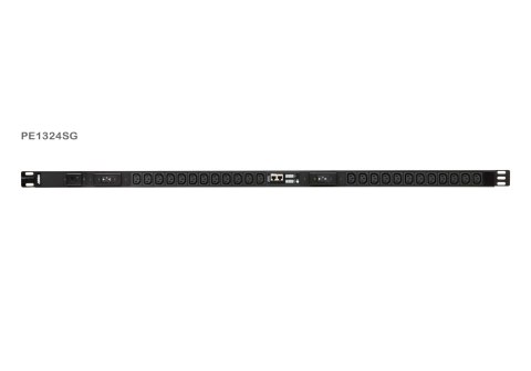 Aten PE1324SG-AT Basic Metered 0U PDU z ochroną przeciwprzepięciową (32A, 24 gniazda IEC 320 C13) | Aten Aten PE1324SG-AT Basic Metered 0U PDU z ochroną przeciwprzepięciową (32A, 24 gniazda IEC 320 C13) | Aten