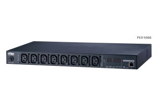 Aten PE5108G-ATA-G 10A 8-Outlet 1U Metered eco PDU | Aten