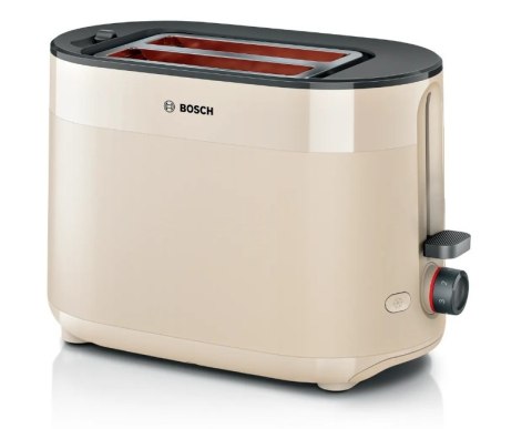 Bosch TAT2M127 MyMoment Compact toaster, 950 W, 2 slots, Beige Bosch TAT2M127 MyMoment Compact toaster, 950 W, 2 slots, Beige