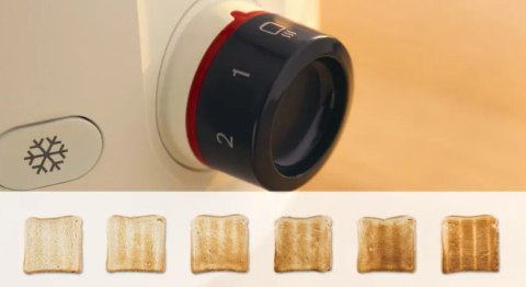 Bosch TAT2M127 MyMoment Compact toaster, 950 W, 2 slots, Beige Bosch TAT2M127 MyMoment Compact toaster, 950 W, 2 slots, Beige
