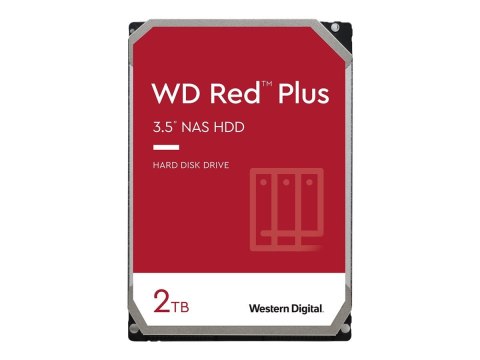 Dysk twardy Western Digital | Red Plus NAS | WD20EFPX | 5400 RPM | 2000 GB | 64 MB Dysk twardy Western Digital | Red Plus NAS | WD20EFPX | 5400 RPM | 2000 GB | 64 MB