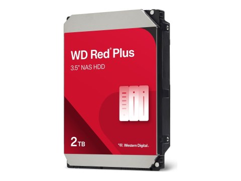 Dysk twardy Western Digital | Red Plus NAS | WD20EFPX | 5400 RPM | 2000 GB | 64 MB Dysk twardy Western Digital | Red Plus NAS | WD20EFPX | 5400 RPM | 2000 GB | 64 MB