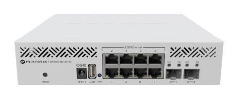 MikroTik | Cloud Router Switch | CRS310-8G+2S+IN | Rackmountable | 1 Gbps (RJ-45) porty w ilości 8 | SFP+ porty w ilości 2 MikroTik | Cloud Router Switch | CRS310-8G+2S+IN | Rackmountable | 1 Gbps (RJ-45) porty w ilości 8 | SFP+ porty w ilości 2