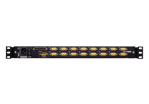 Przełącznik KVM Aten CL5716FM-AT-AG Single Rail 16P PS/2-USB 17" LCD z portem Daisy-Chain i obsługą urządzeń peryferyjnych USB | Przełącznik KVM Aten CL5716FM-AT-AG Single Rail 16P PS/2-USB 17" LCD z portem Daisy-Chain i obsługą urządzeń peryferyjnych USB |