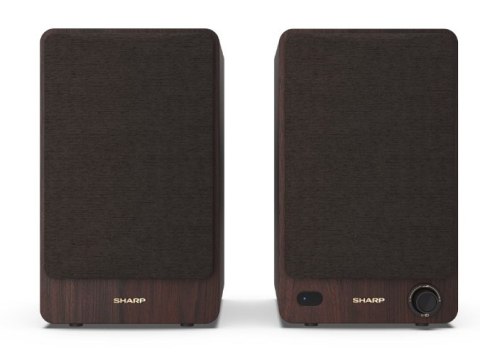 Sharp CP-SS30 Głośniki półkowe, brązowe Sharp | Głośniki | CP-SS30(BR) Półka | 60 W | Bluetooth | Brązowy | Połączenie bezprzewo