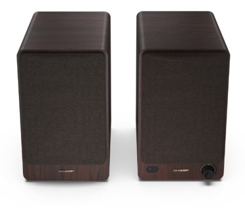 Sharp CP-SS30 Głośniki półkowe, brązowe Sharp | Głośniki | CP-SS30(BR) Półka | 60 W | Bluetooth | Brązowy | Połączenie bezprzewo