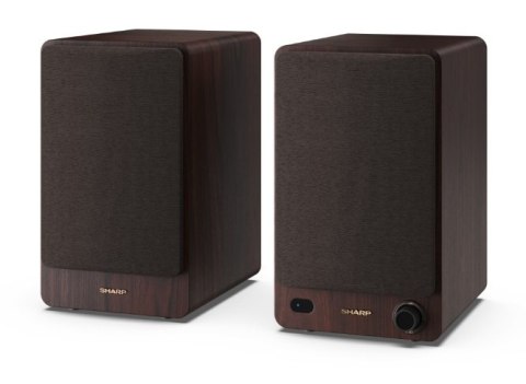 Sharp CP-SS30 Głośniki półkowe, brązowe Sharp | Głośniki | CP-SS30(BR) Półka | 60 W | Bluetooth | Brązowy | Połączenie bezprzewo