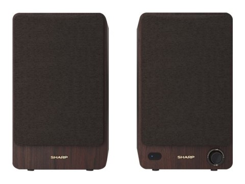 Sharp CP-SS30 Głośniki półkowe, brązowe Sharp | Głośniki | CP-SS30(BR) Półka | 60 W | Bluetooth | Brązowy | Połączenie bezprzewo
