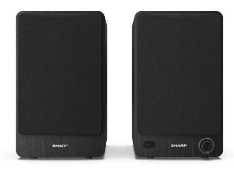 Sharp CP-SS30 Głośniki półkowe, czarny Sharp | Głośniki | CP-SS30(BK) Półka | 60 W | Bluetooth | Czarny | Połączenie bezprzewodo