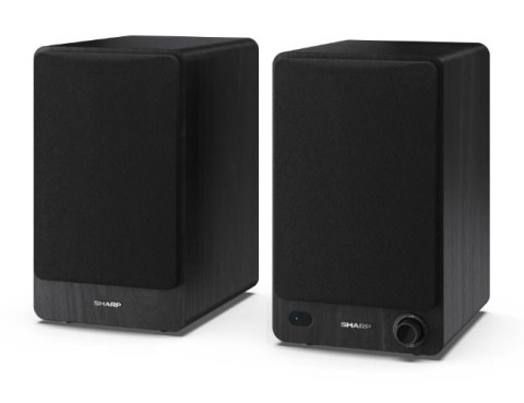 Sharp CP-SS30 Głośniki półkowe, czarny Sharp | Głośniki | CP-SS30(BK) Półka | 60 W | Bluetooth | Czarny | Połączenie bezprzewodo