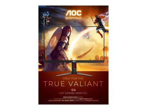 AOC Gaming CQ27G4X 27", 2560x1440/1ms/300cd/m², HDMI, DisplayPort, Headphone Out