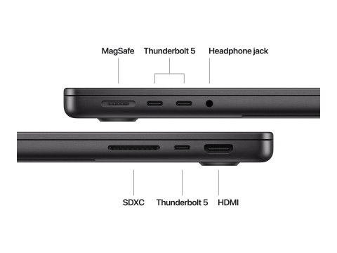 Apple MacBook Pro 14" Apple M4 Pro 14C CPU, 20C GPU/24GB/1TB SSD/Space Black/RUS Apple MacBook Pro 14" Apple M4 Pro 14C CPU, 20C GPU/24GB/1TB SSD/Space Black/RUS