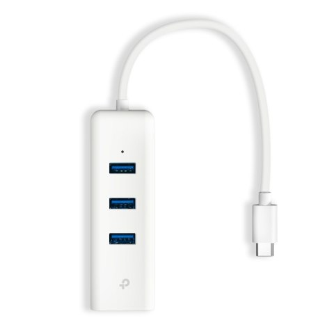 TP-LINK UE330C USB 3.0 Type-C to Gigabit Ethernet Network Adapter with 3-Port USB 3.0 Type-A Hub TP-LINK UE330C USB 3.0 Type-C to Gigabit Ethernet Network Adapter with 3-Port USB 3.0 Type-A Hub