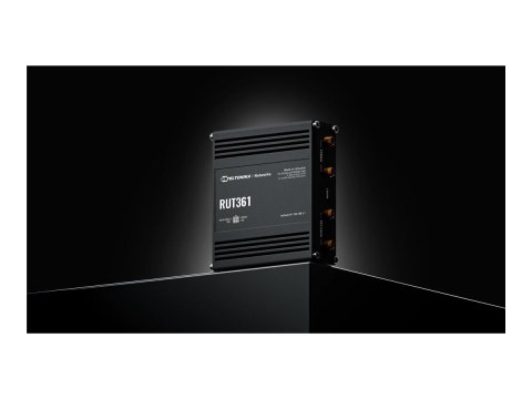 Teltonika RUT361 - router bezprzewodowy - WWAN - Wi-Fi - 3G, 4G - do montażu na szynie DIN, do montażu na ścianie, do montażu na Teltonika RUT361 - router bezprzewodowy - WWAN - Wi-Fi - 3G, 4G - do montażu na szynie DIN, do montażu na ścianie, do montażu na